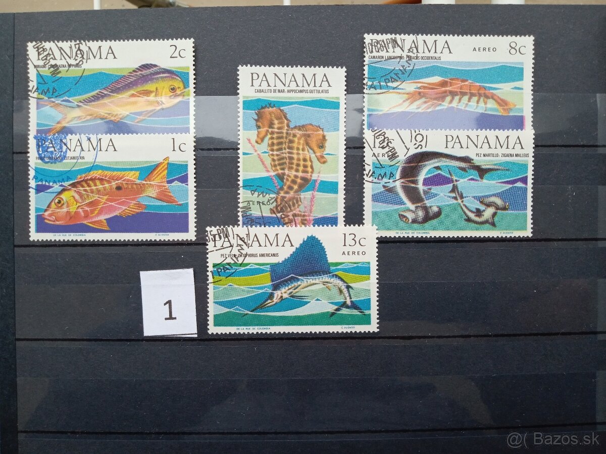 Poštové známky č.437 - AMERIKA - KARIBIK - 20 sérií