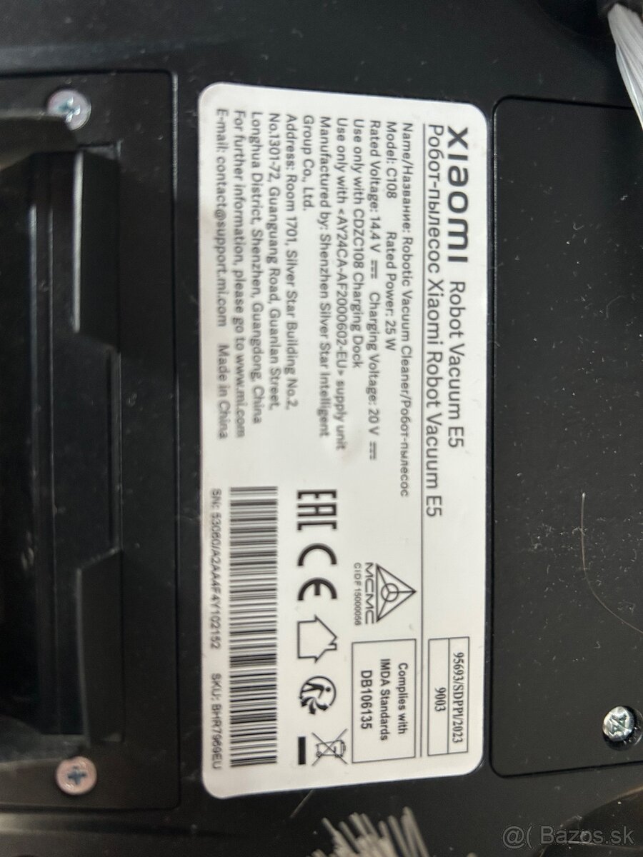 Xiaomi roboticky vysavac