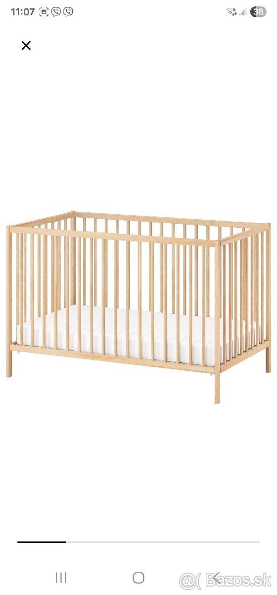 Detská postieľka ikea