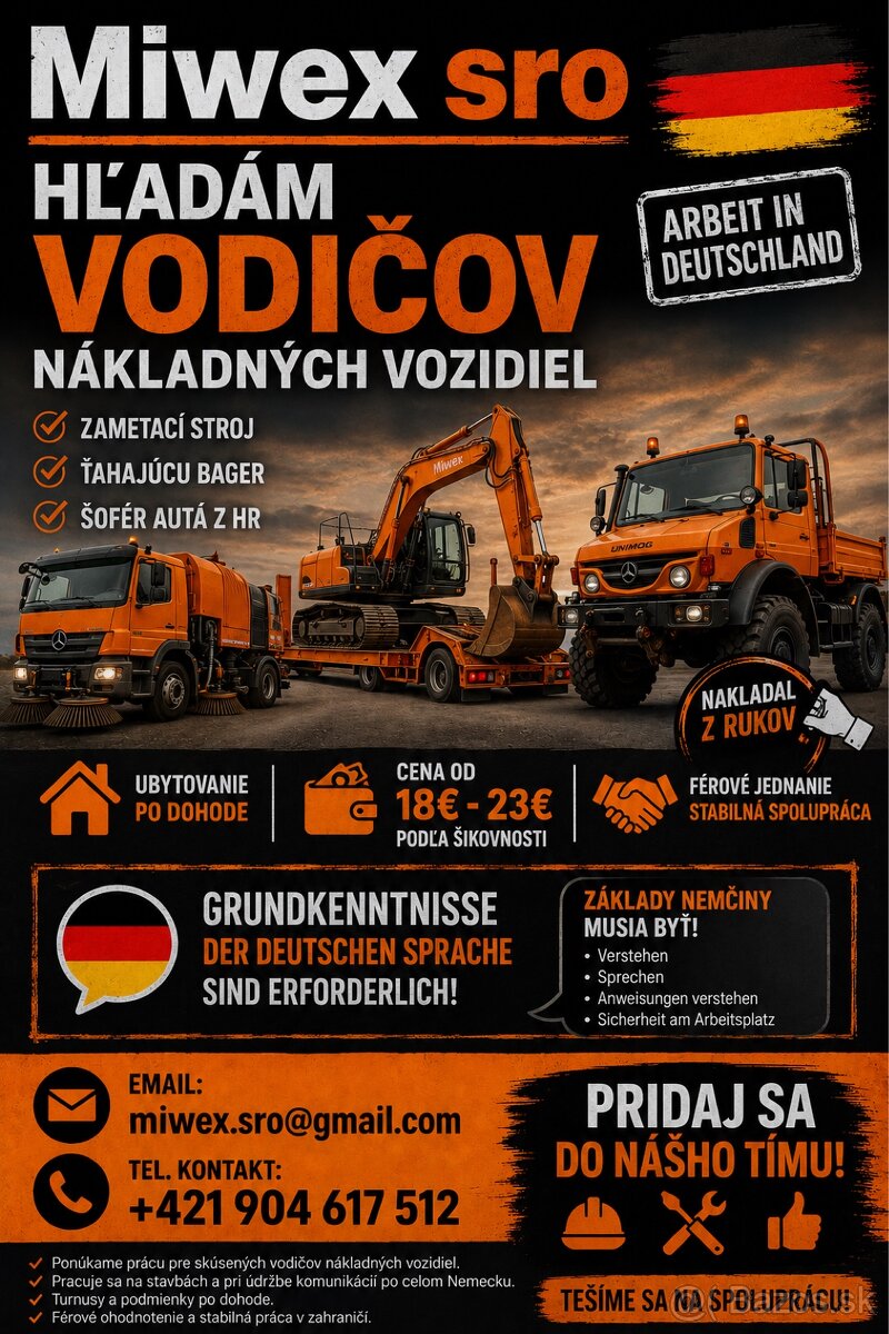Hľadáme vodičov C