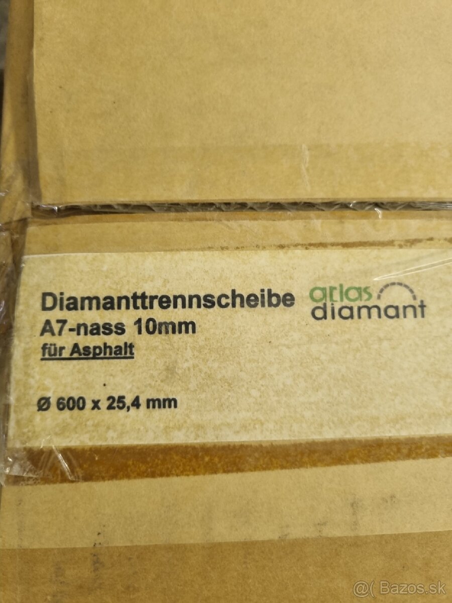 Na predaj diamantove kotuce 600mm