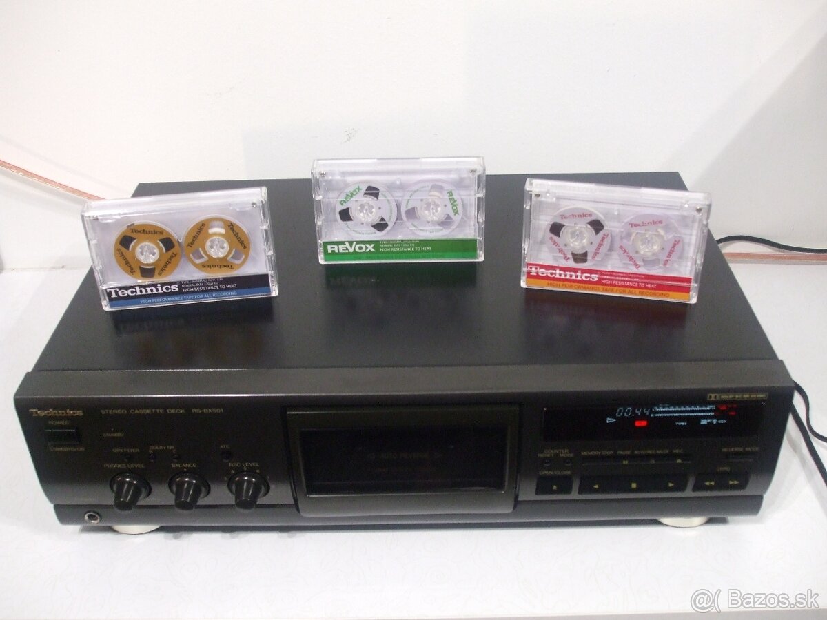 Kazetovy deck TECHNICS RS-BX501 autoreverse, HX PRO = Japan