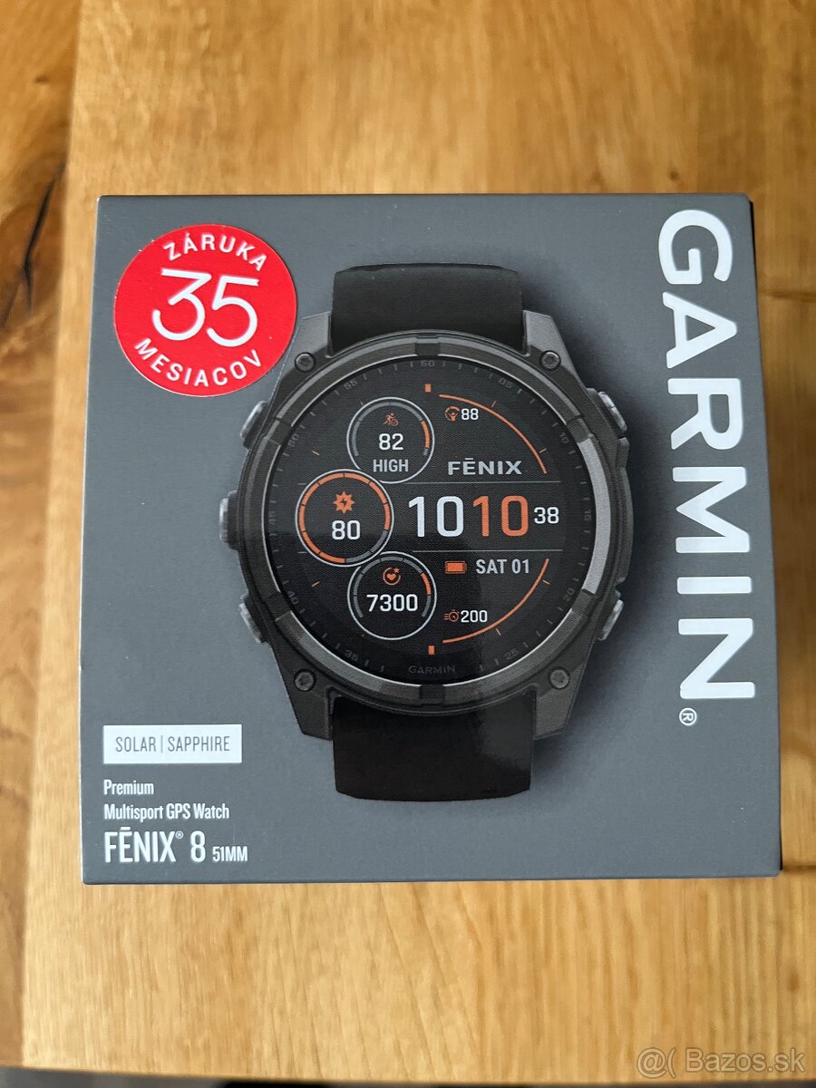 Garmin Fenix 8 Saphire Solar 51mm+Nylonový remienok UltraFit