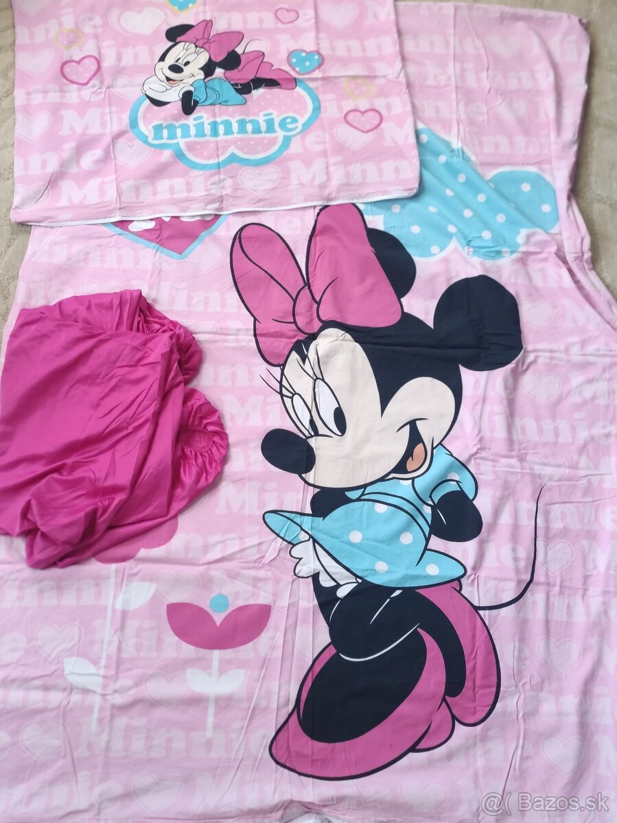 Obliečky +plachta Minnie