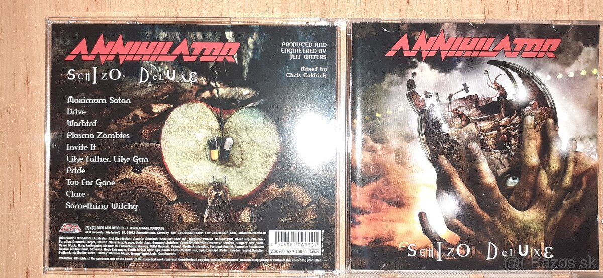 metal CD - ANNIHILATOR - Schizo Deluxe