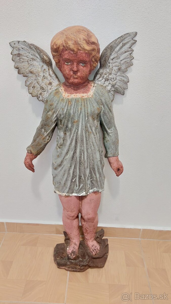 Predám liatinového anjela