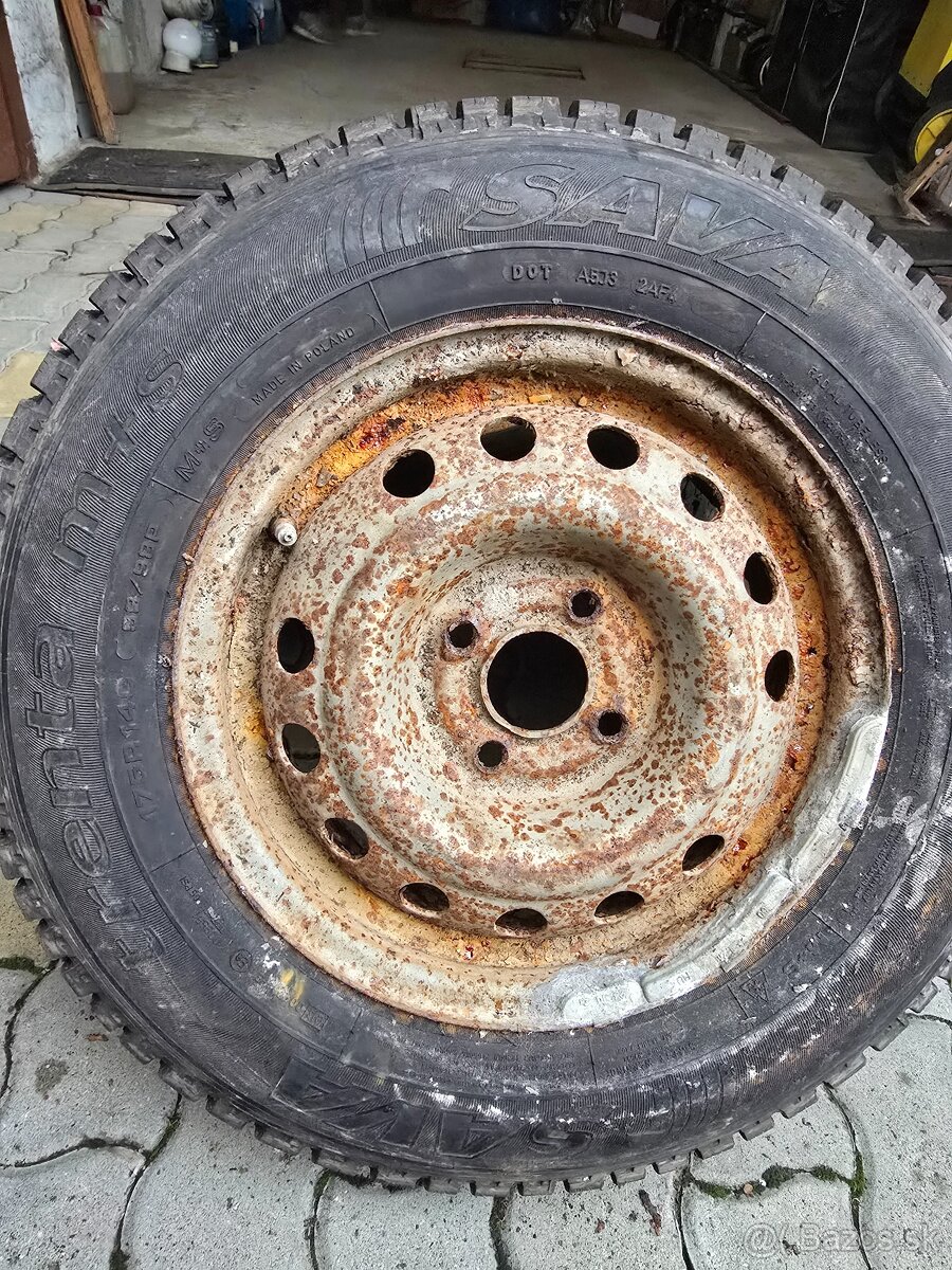 Lacné zimne pneumatiky 175R14C Sava 2ks