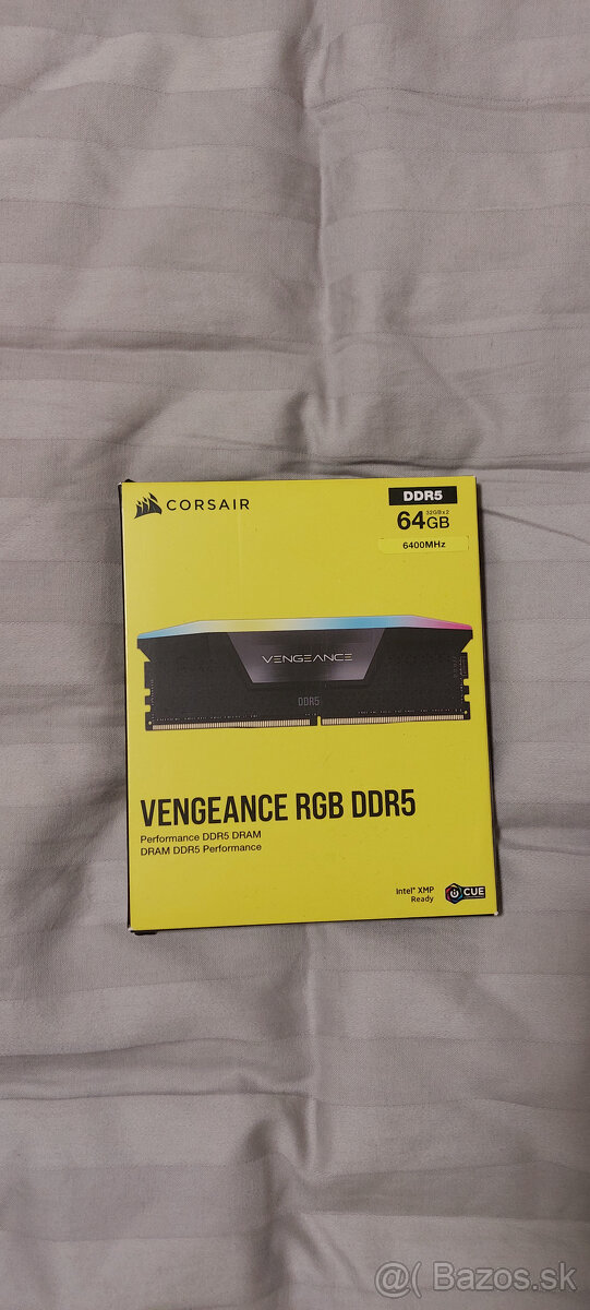 2x Corsair 64 GB KIT DDR5 6400 MT/s CL32 Vengeance RGB XMP