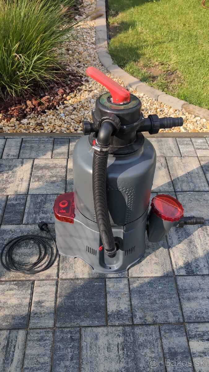 Piesková filtrácia, solárny panel + príslušenstvo