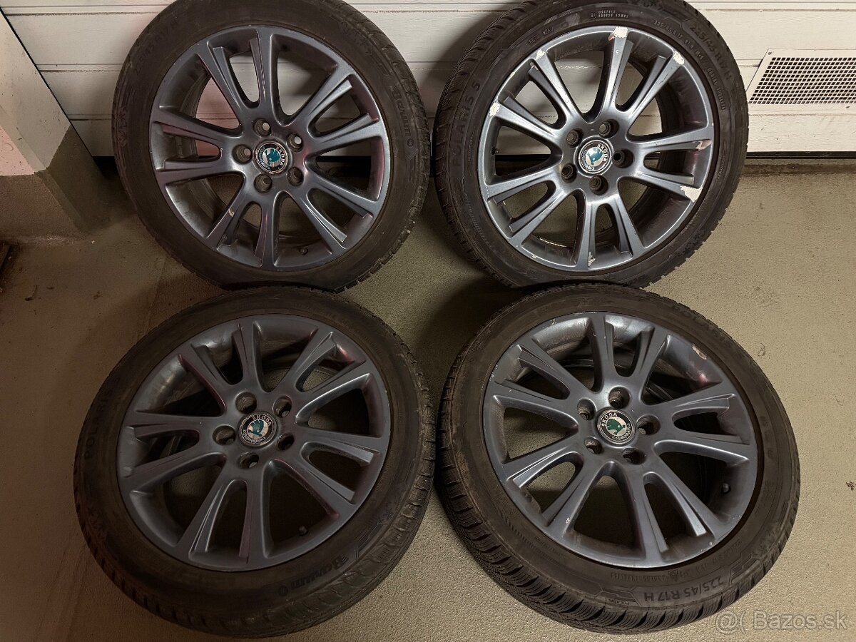 5x112 org. org skoda Zenith RS 7jx17 et54 225/45 r17 4x8mm