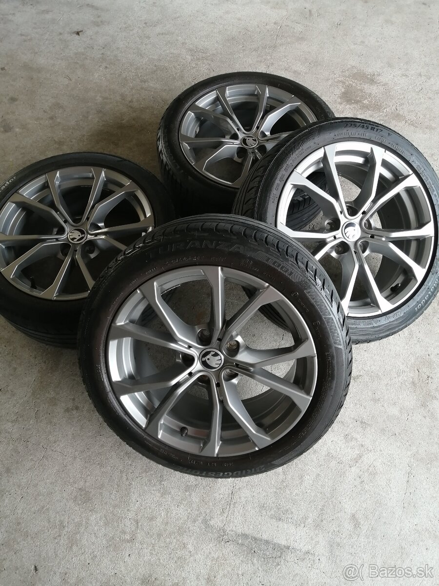 Hliníkové disky antracit R17 5x112 ET30