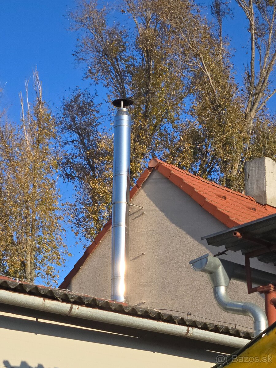 Trojvrstvovy nerezový komin Komínox DX.