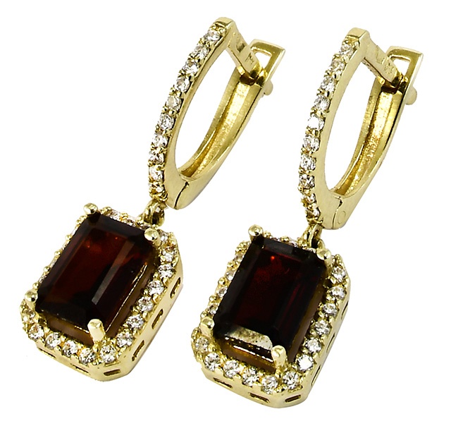 Zlaté náušnice Glare 468