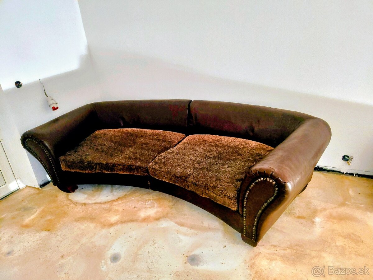 Kožený gauč, pohovka