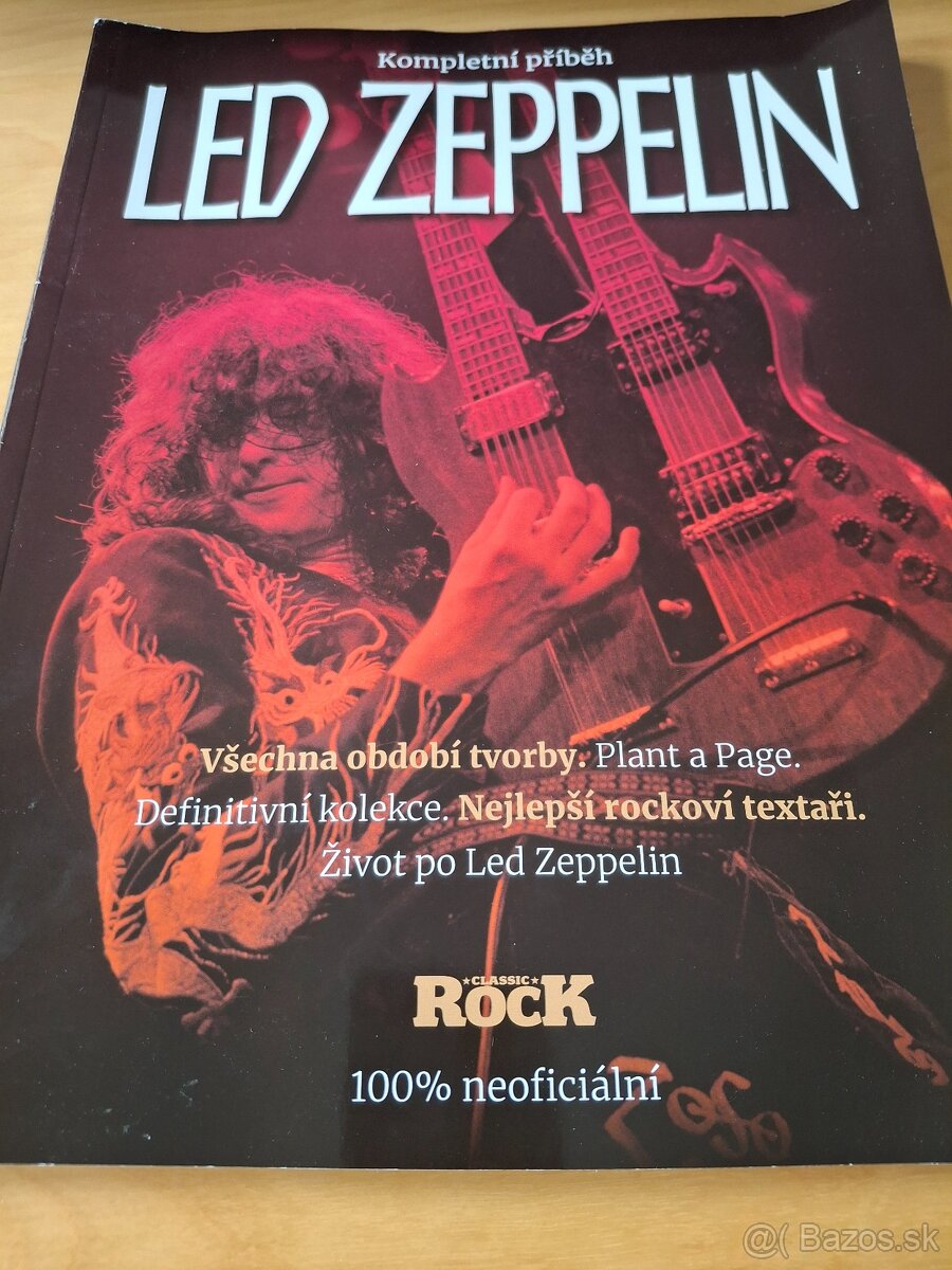 predam LED ZEPPELIN knizku kompletni pribeh