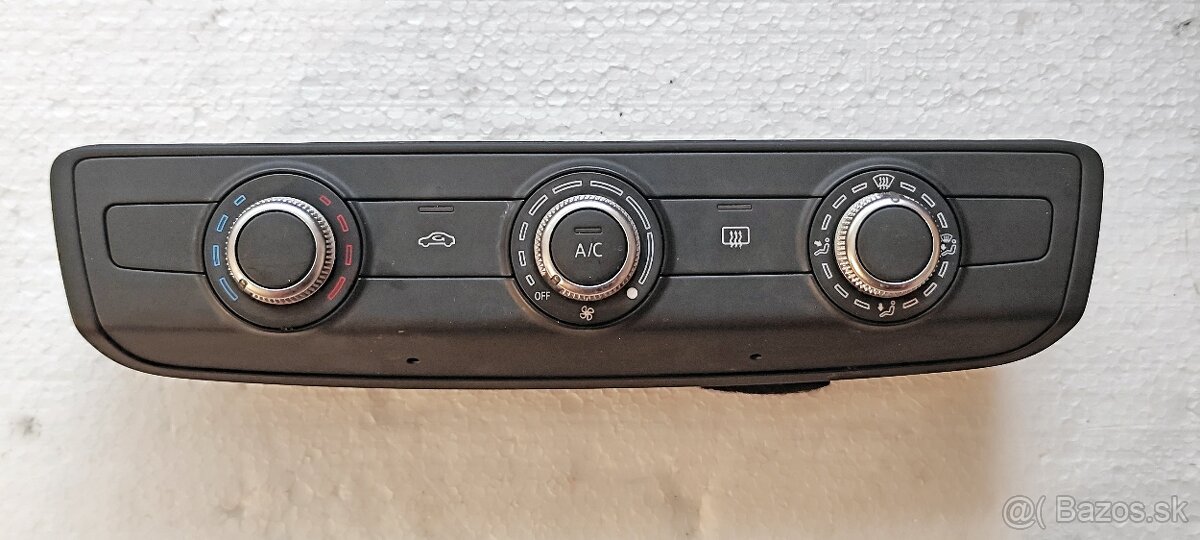 Predám ovládací panel klimatizácie Audi A3 / S3 / Q2