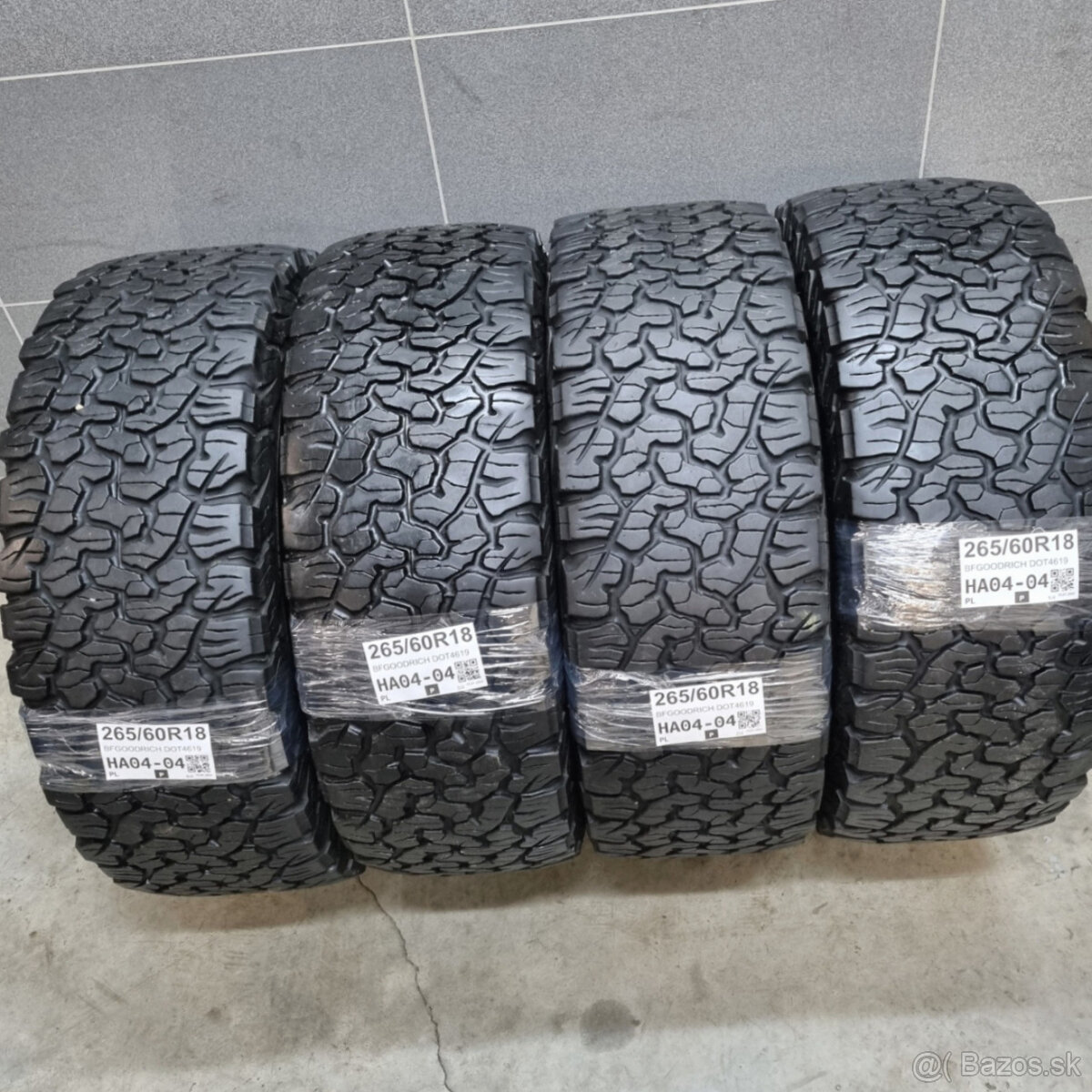 Letné pneumatiky 265/60 R18 BFGOODRICH