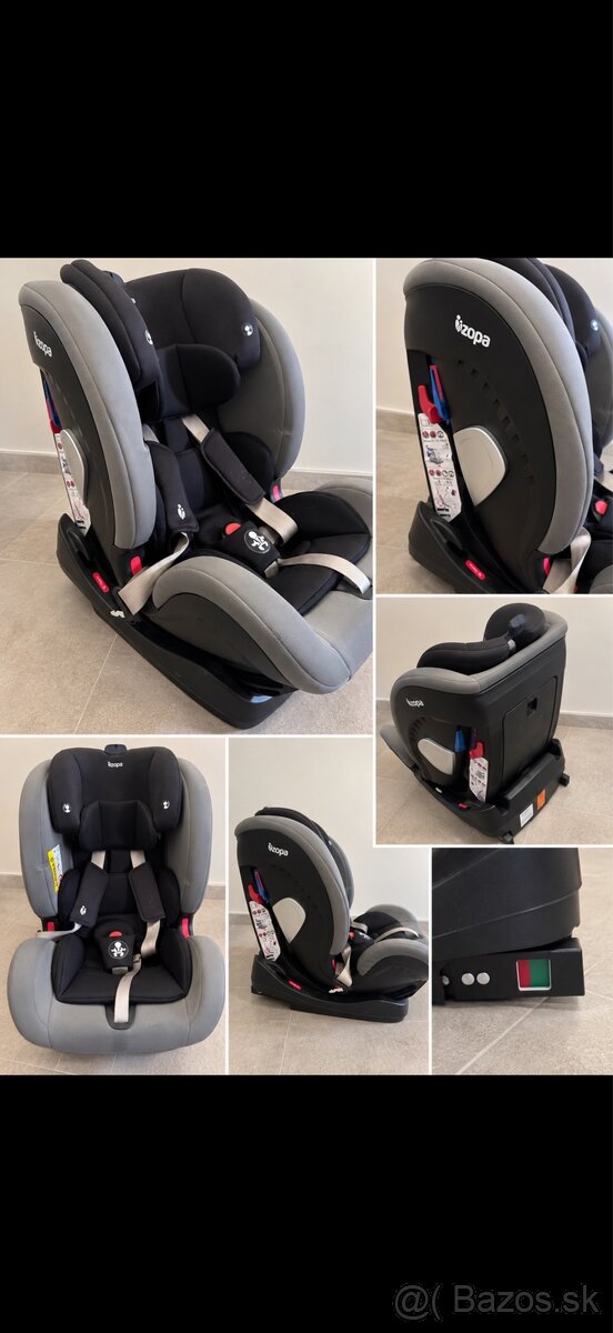 ZOPA Universal Fix 0–36 kg, ISOFIX