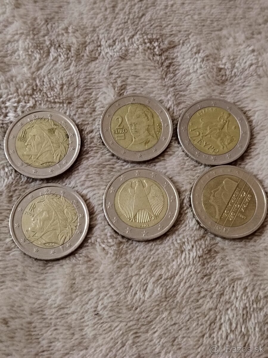 Predám 2€mince pamätné