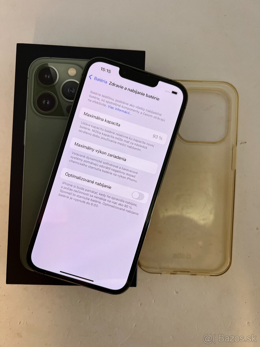 IPHONE 13 PRO ALPINE GREEN 128GB ZÁRUKA - VEĽMI DOBRÝ STAV