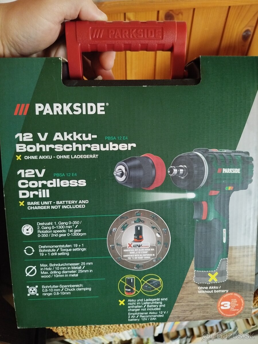 Parkside Aku vrtaci skrutkovac 12 V