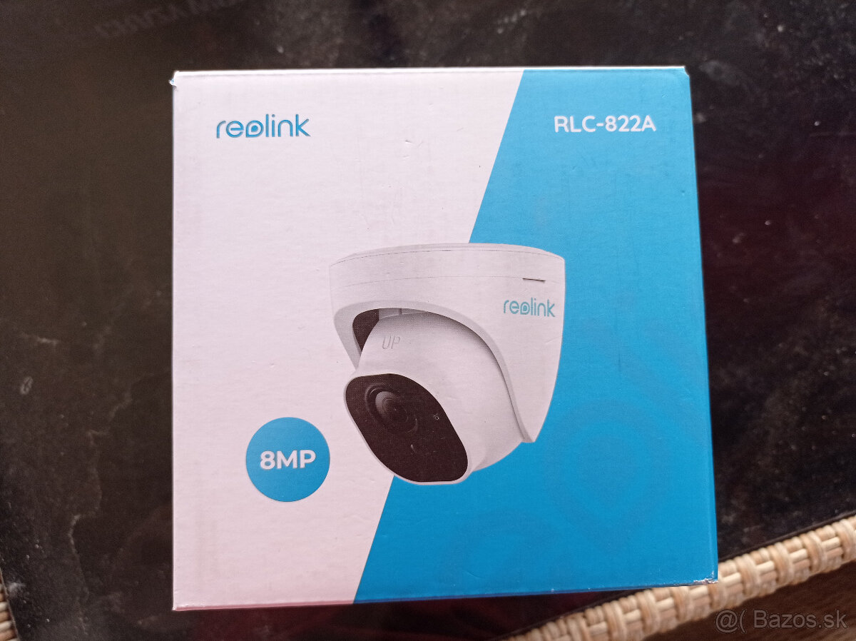 Predám 8MP 4K PoE IP kamera Reolink RLC 822A