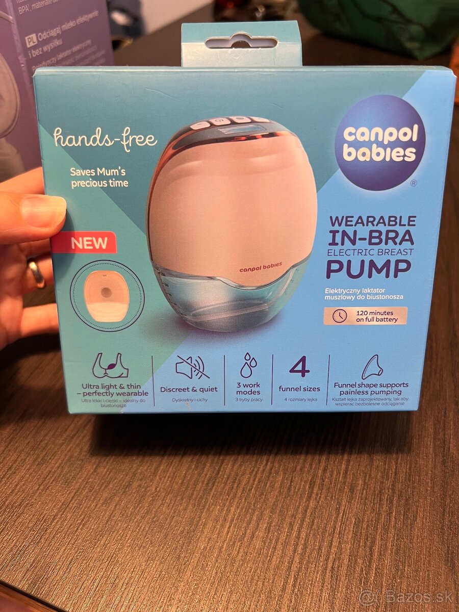 odsavacka "free hands" canpol babies