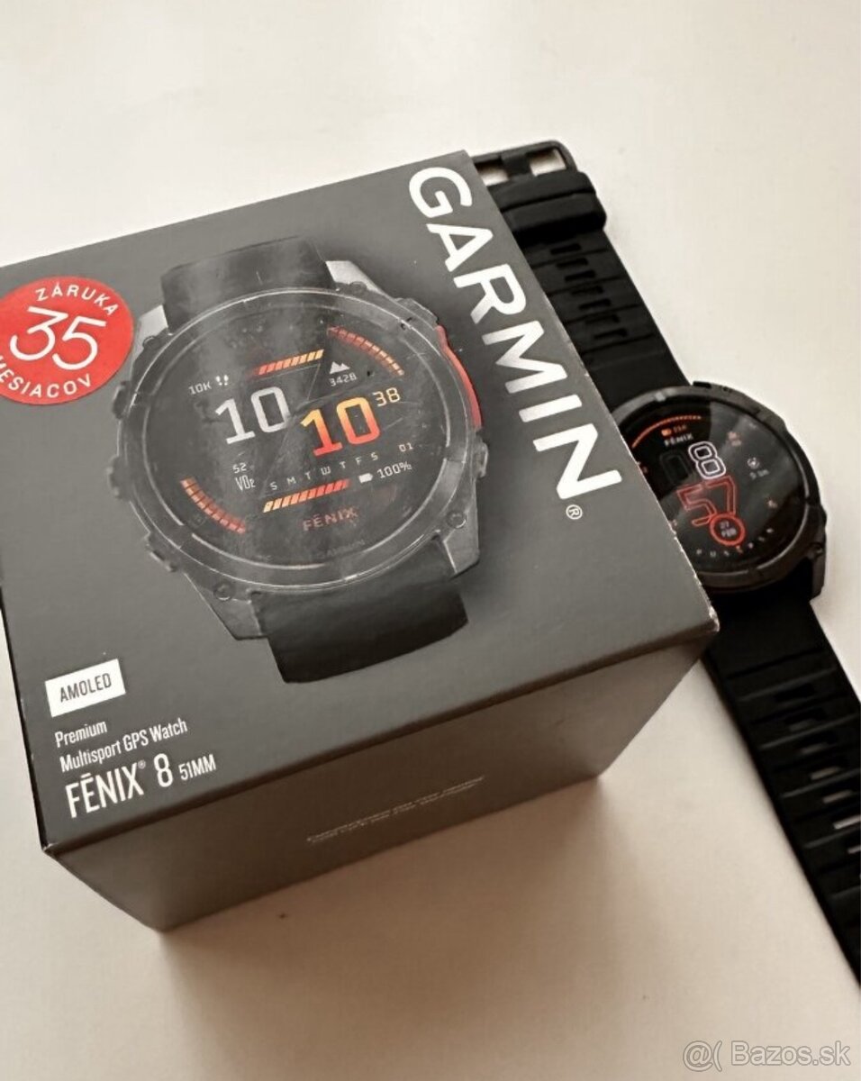 Predám Garmin Fenix 8 , 51 mm