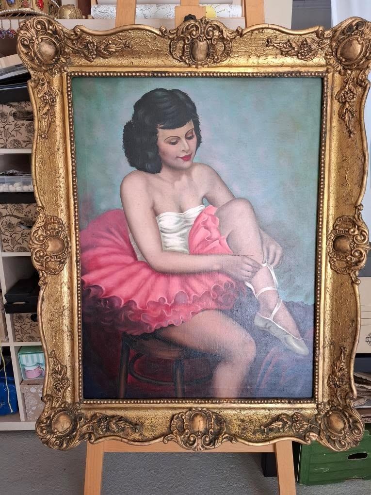 Predam obraz baletky z roku cca 1950