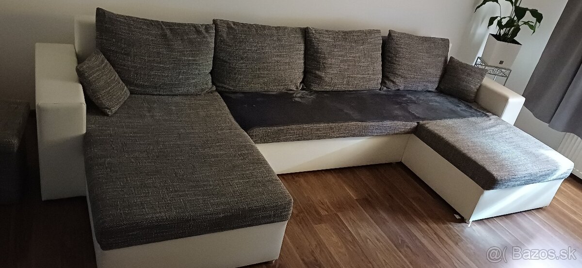 Sedacia rozkladacia súprava v tvaru U