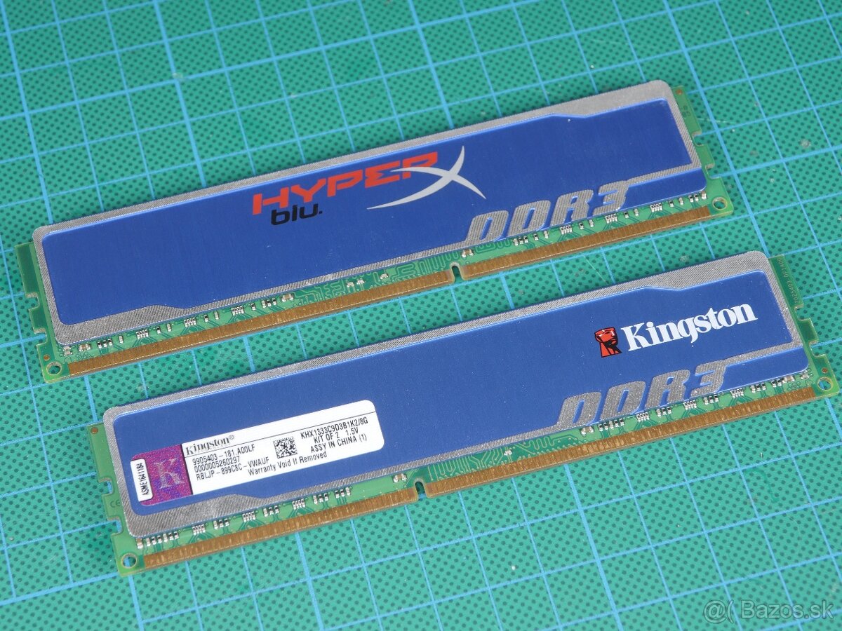Kingston HyperX blu. DDR3 8GB kit