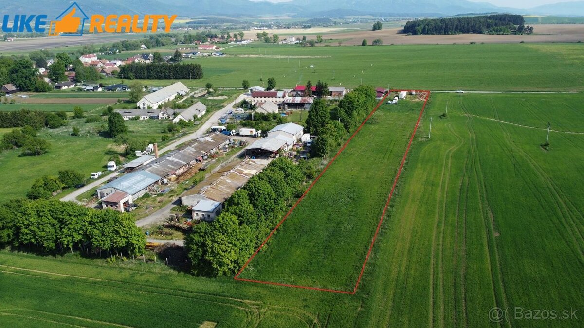 Rozsiahly pozemok na predaj Bodorová, 8373 m²