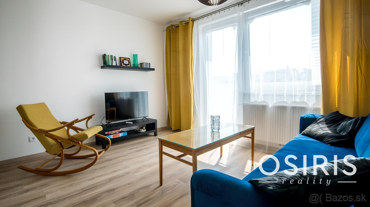 Na prenájom zariadený 2i byt s balkónom v novostavbe 2023, O