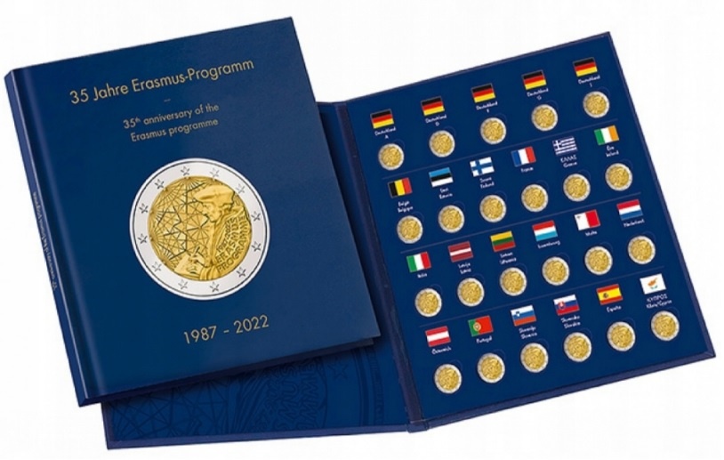 Album / obal na euromince / Erasmus.