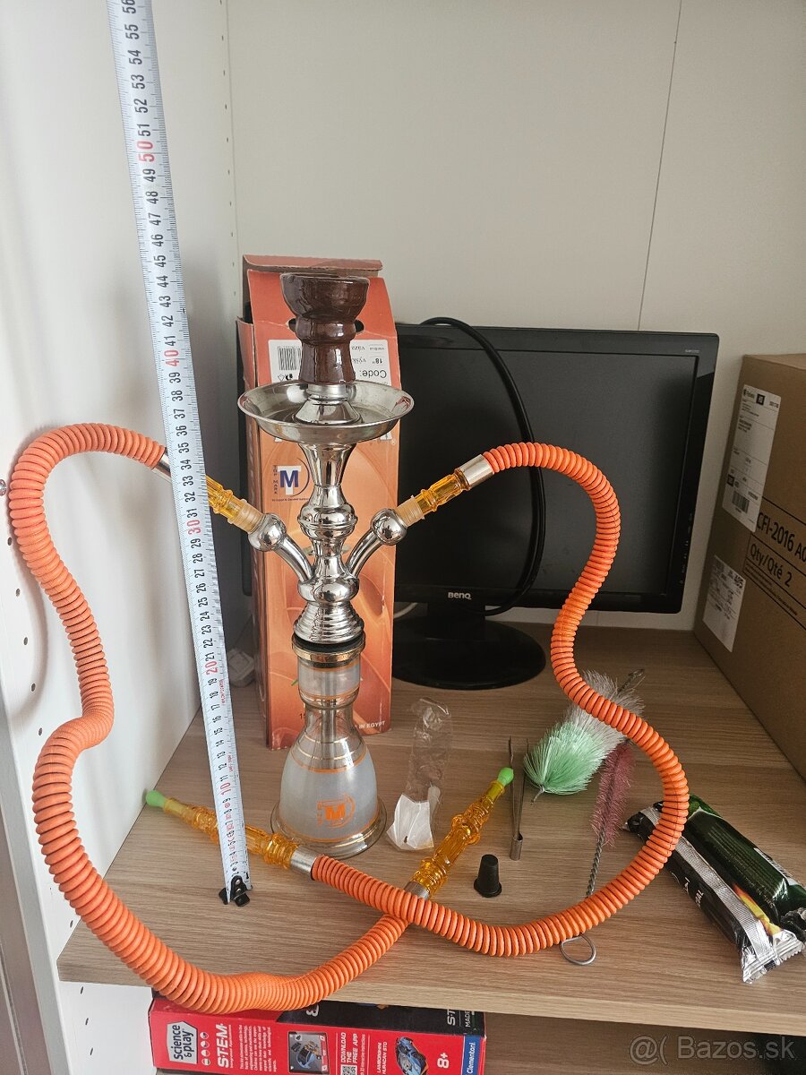 Vodná fajka 45cm (2 vývody)