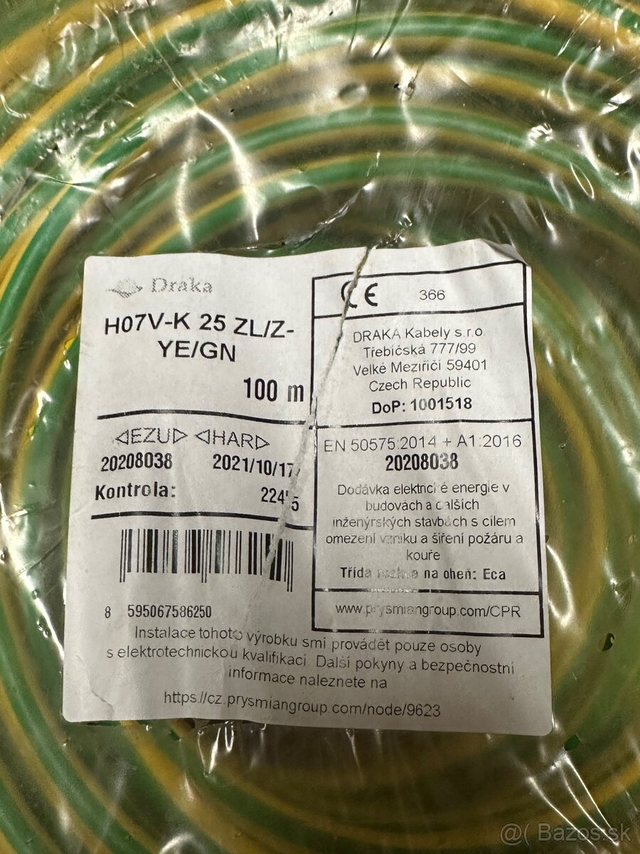 Zemniaci vodič 25mm