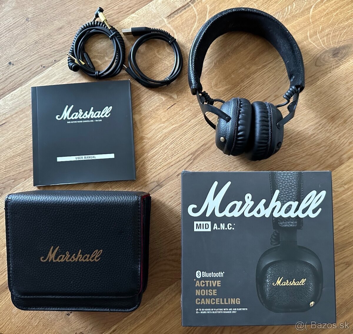 Bezdrôtové Bluetooth slúchadlá Marshall Mid A.N.C. -ako nové