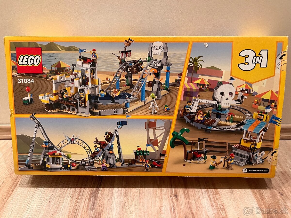 Lego Creator 3v1 pirátska horská dráha