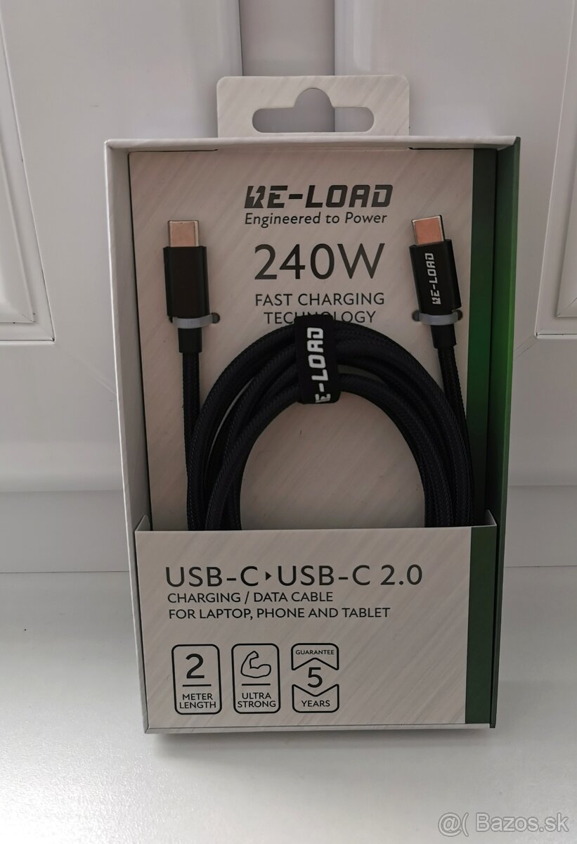 Nabijaci obojstranny kabel USB-C
