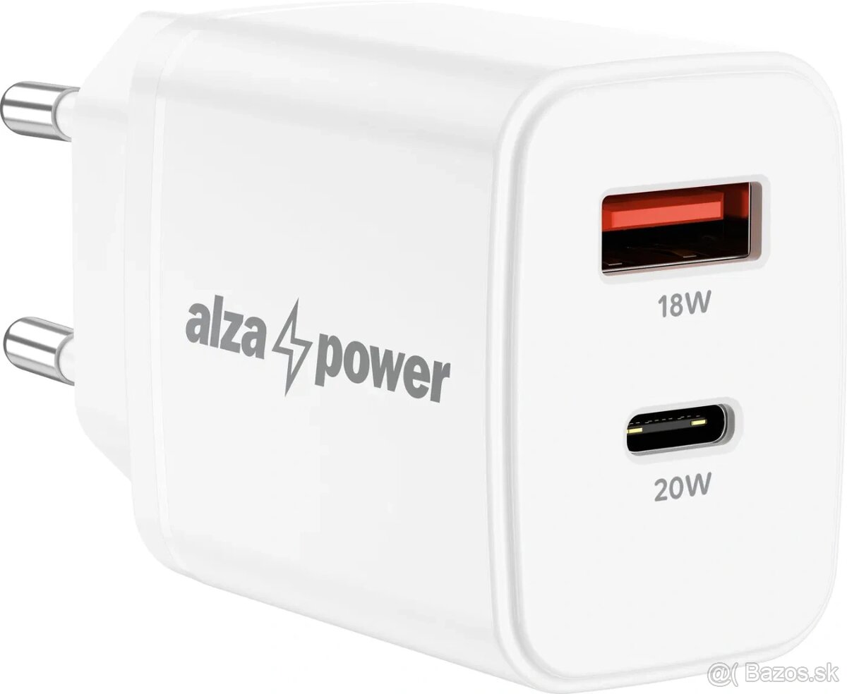 AlzaPower A101 Fast Charge 20 W biela