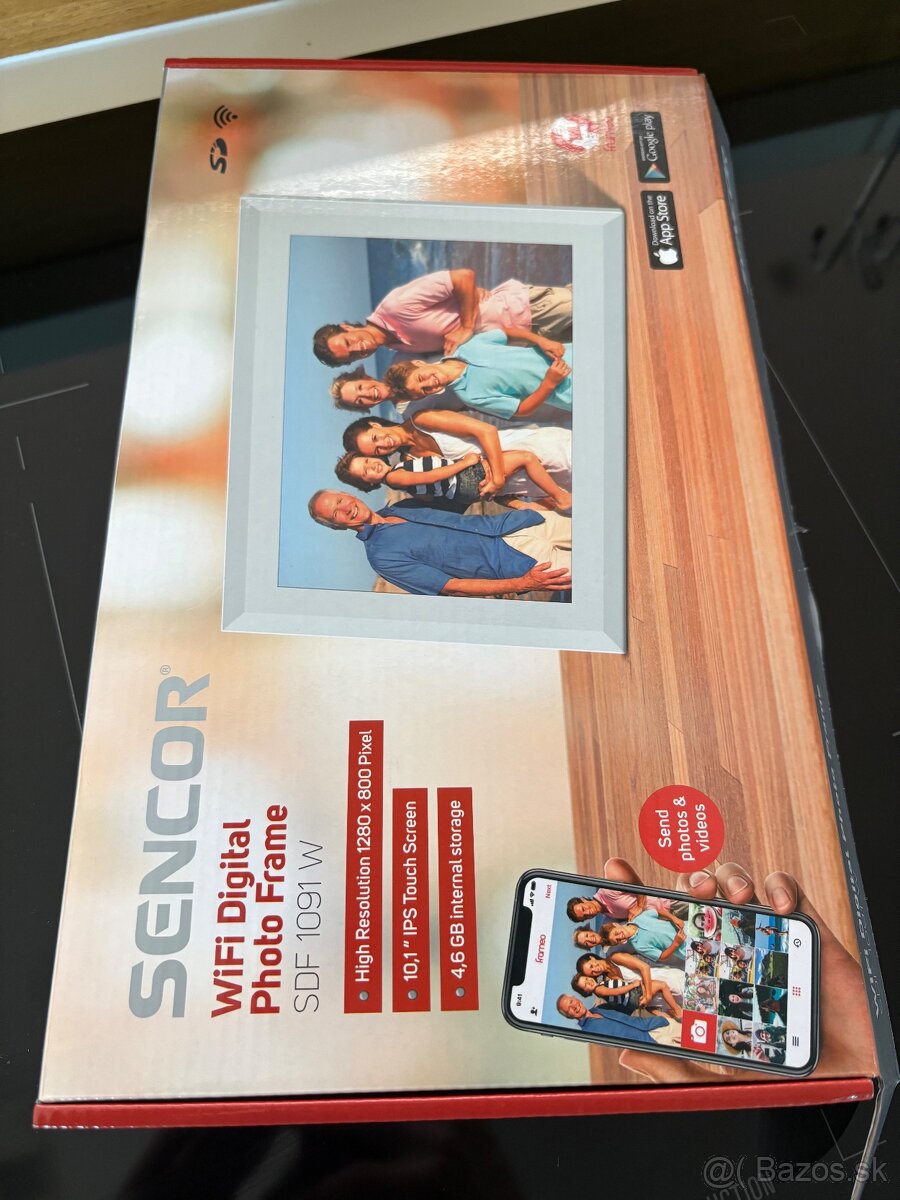 digitálny fotorámik sencor SDF 1091 W novy