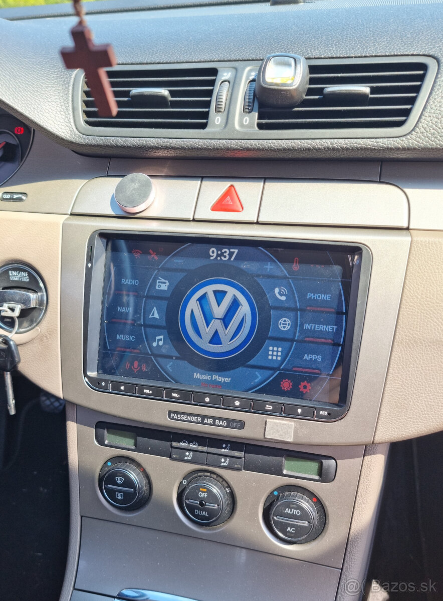 9" VW, Škoda, Seat - Android 13/14 - GPS rádio