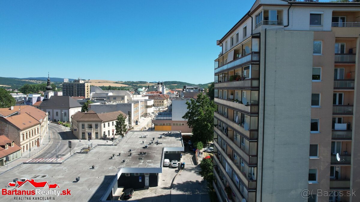 Na predaj 3-izbový byt priamo v centre mesta Trenčín, ulica