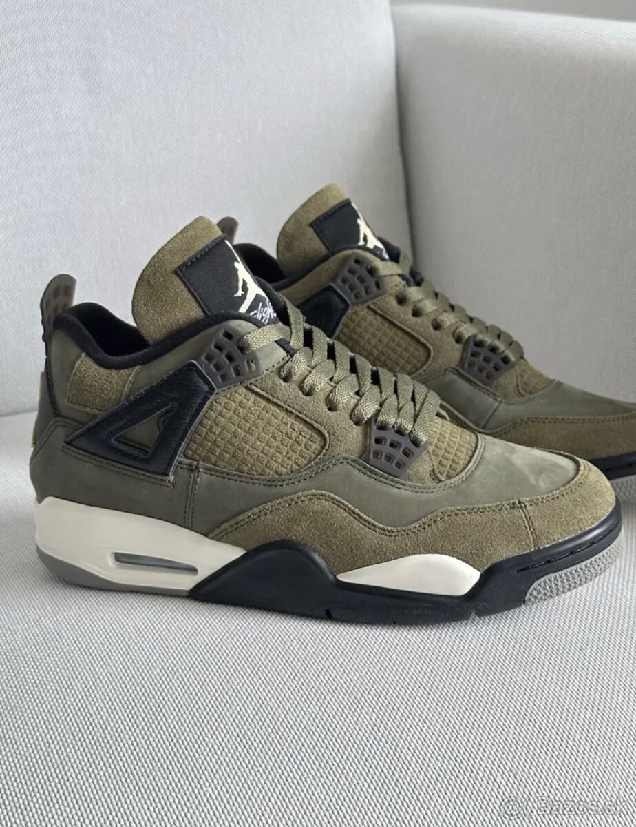 Nike Air Jordan 4 Retro Se Craft Medium Green Olive