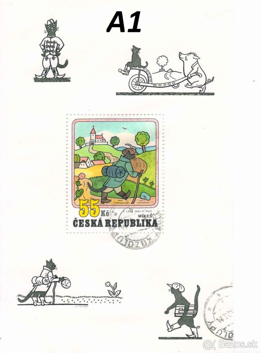 Poštové známky, filatelia: Česko 1993-2020, aršíky