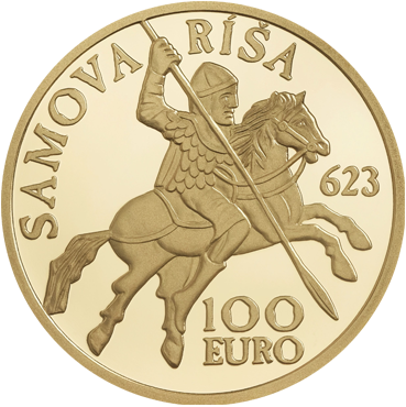 Predám 100 € - Vznik Samovej ríše - 1400. výročie 2023