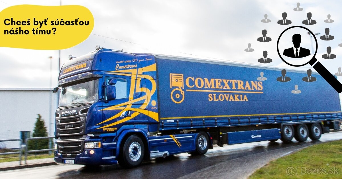 Vodič kamiónu - linka Ilava - Nošovice + Ilava - Žilina