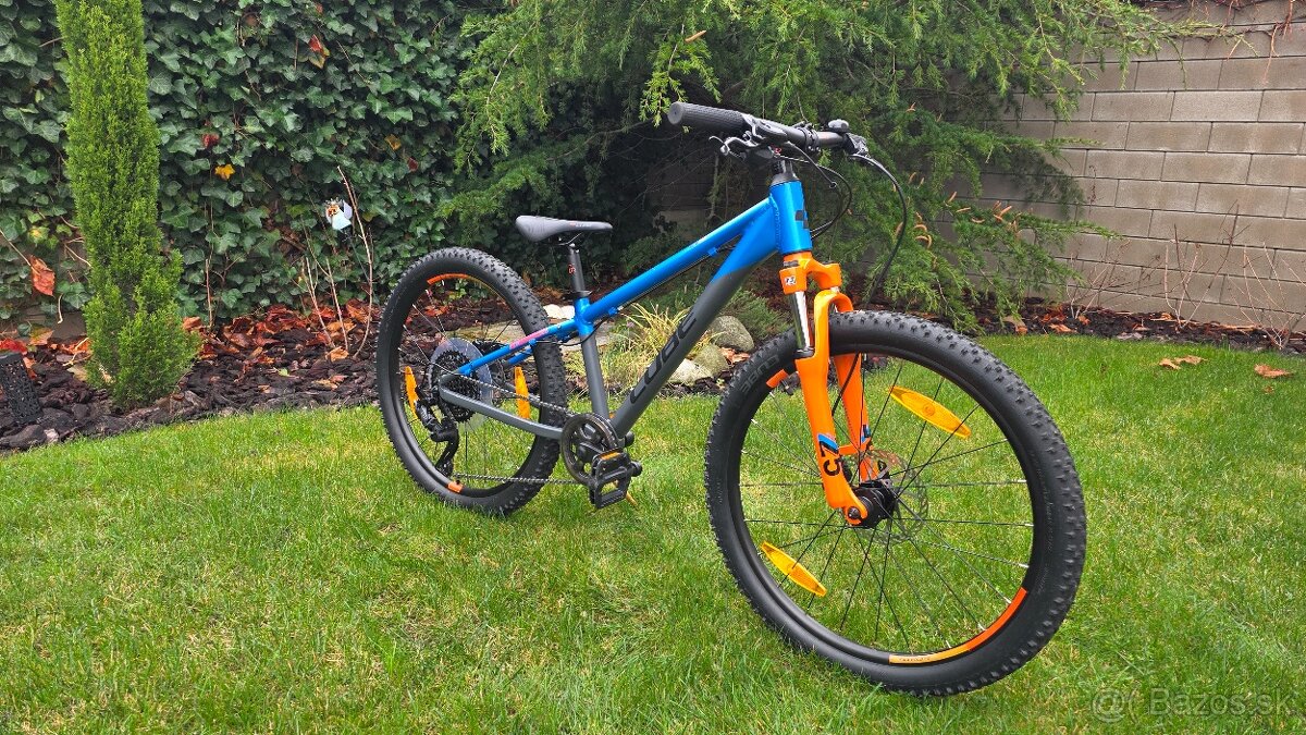 REZERVOVANE - Detsky horsky bicykel 24" Cube Acid Disc