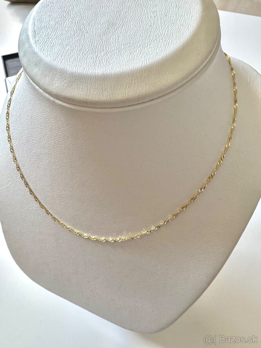 Zlatá retiazka Singapur 585