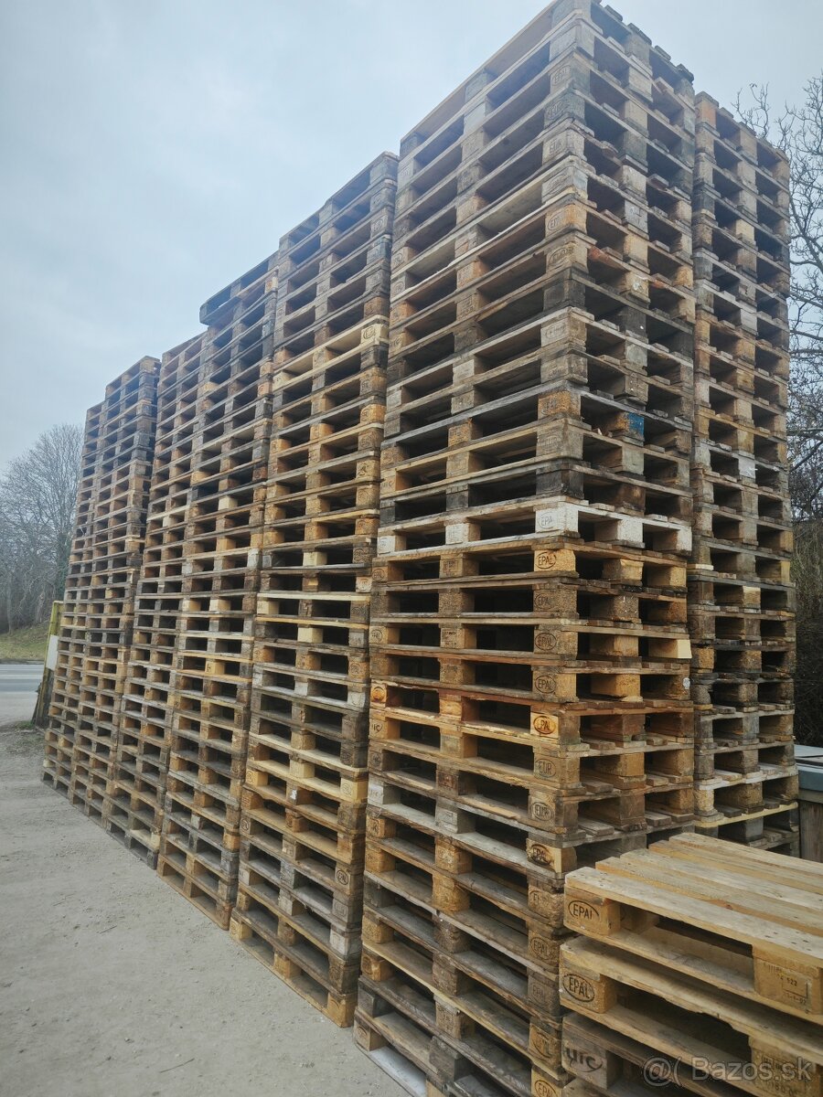 EUR PALETY a štandard palety